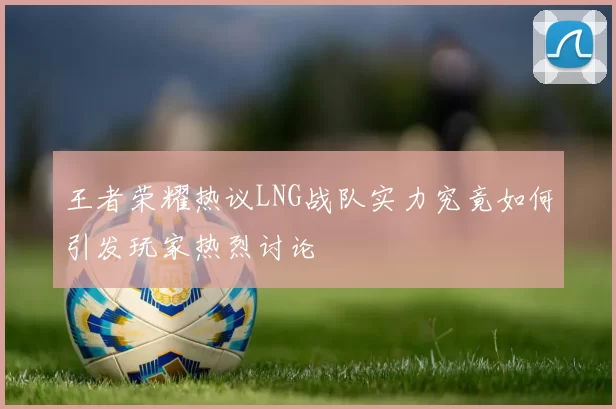 王者荣耀热议LNG战队实力究竟如何引发玩家热烈讨论